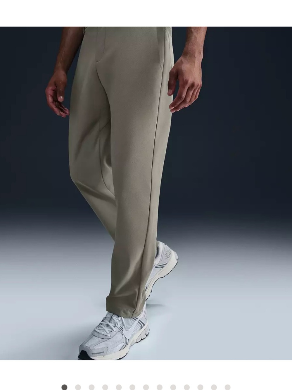 Nike Men's Light Army Green Athletic Jogger Pants